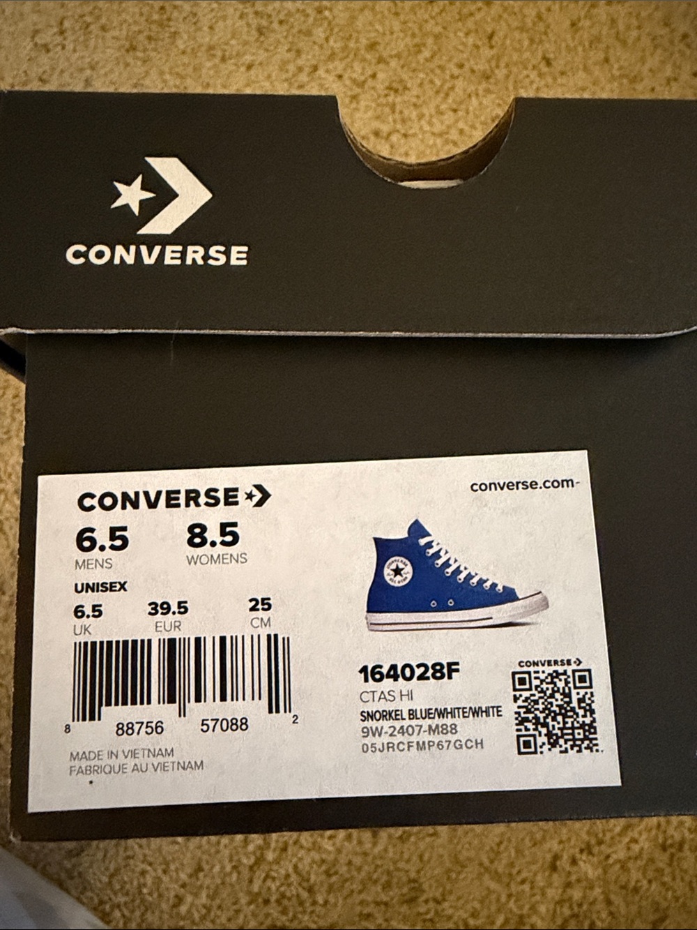 Converse Chuck Taylor All Star High-Top Sneaker - Snorkel Blue - Picture 2 of 4